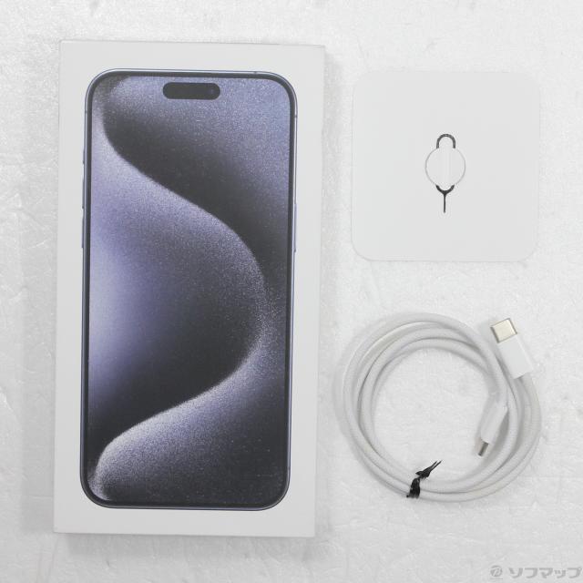 Apple iPhone15 Pro ブルーチタニウム 本体⑤ iPhone 15 Pro 256GB - ブルーチタニウム（SIMフリー）[整備済