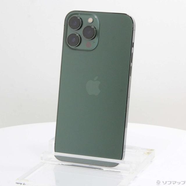 (中古)Apple iPhone13 Pro Max 256GB アルパイングリーン MNCV3J/A SIMフリー(198-ud)の通販は