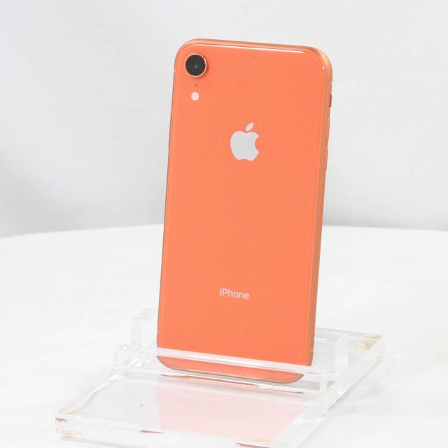 中古)Apple iPhoneXR 64GB コーラル MT0A2J/A SIMフリー(251-ud