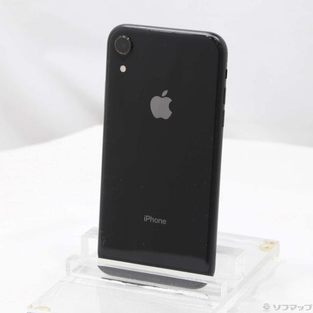 中古)Apple iPhoneXR 128GB ブラック MT0G2J/A SIMフリー(262-ud) 