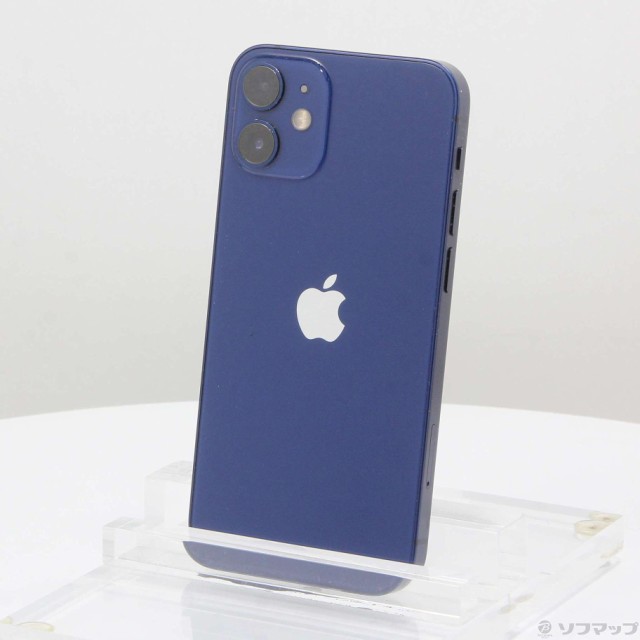 (中古)Apple iPhone12 mini 64GB ブルー MGAP3J/A SIMフリー(305-ud)