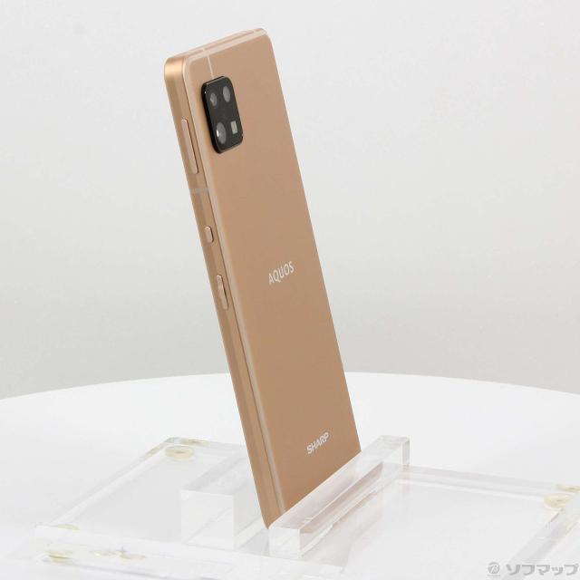 (中古)SHARP AQUOS sense6 64GB ライトカッパー SH-RM19 楽天 SIMフリー(344-ud)の通販は