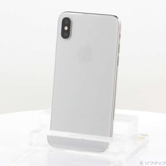 中古)Apple iPhoneX 256GB シルバー NQC22J/A SIMフリー(262-ud)