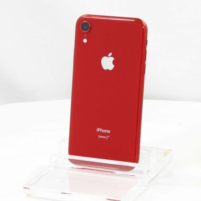 中古)Apple iPhoneXR 128GB プロダクトレッド MT0N2J/A SIMフリー(371-ud)