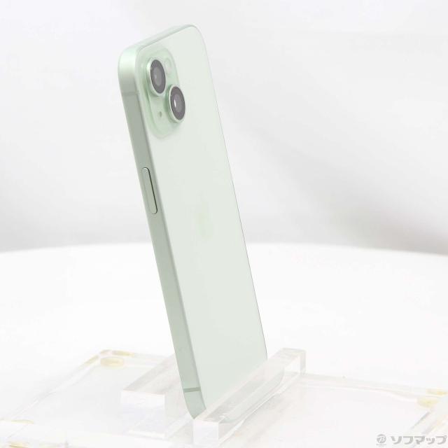 中古)Apple iPhone15 128GB グリーン MTMM3J/A SIMフリー(258-ud)
