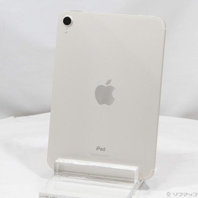 (中古)Apple iPad mini 第6世代 256GB スターライト MK8H3J/A SIMフリー(269-ud)