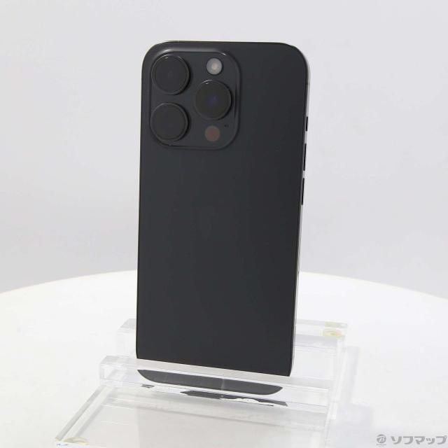 【美品】iPhone15 Pro 128GB ブラックチタニウム SIMフリー iPhone 15 Pro 128GB - ブラックチタニウム（SIMフリー）[整備済