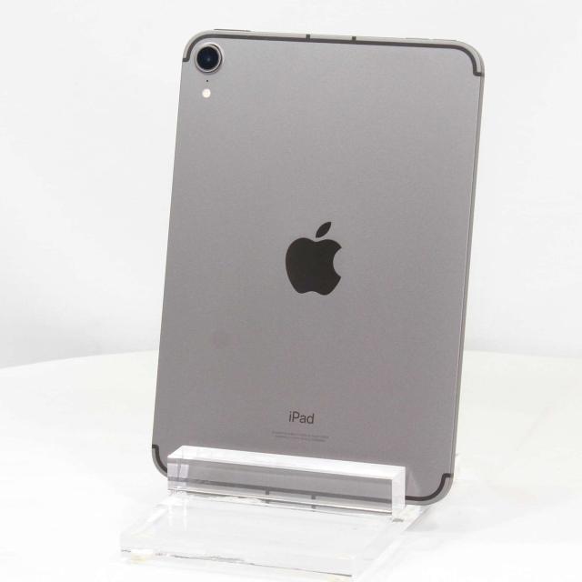 (中古)Apple iPad mini 第6世代 256GB スペースグレイ MK8F3J/A SIMフリー(371-ud)