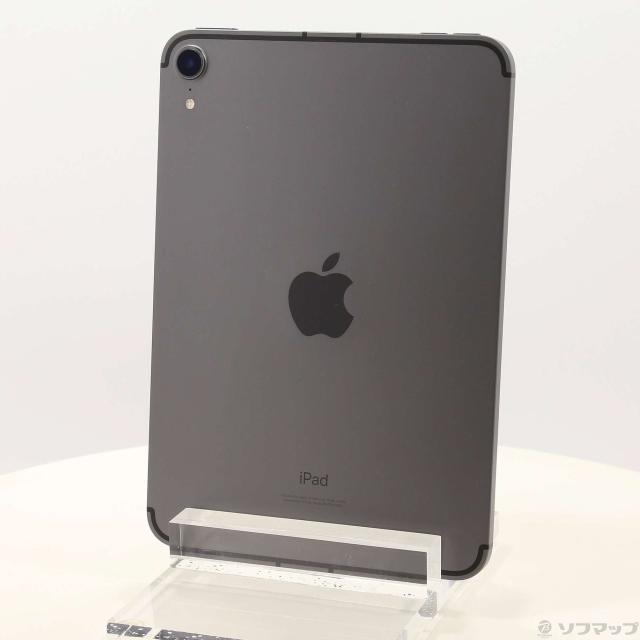 中古)Apple iPad mini 第6世代 64GB スペースグレイ MK893J/A SIM 