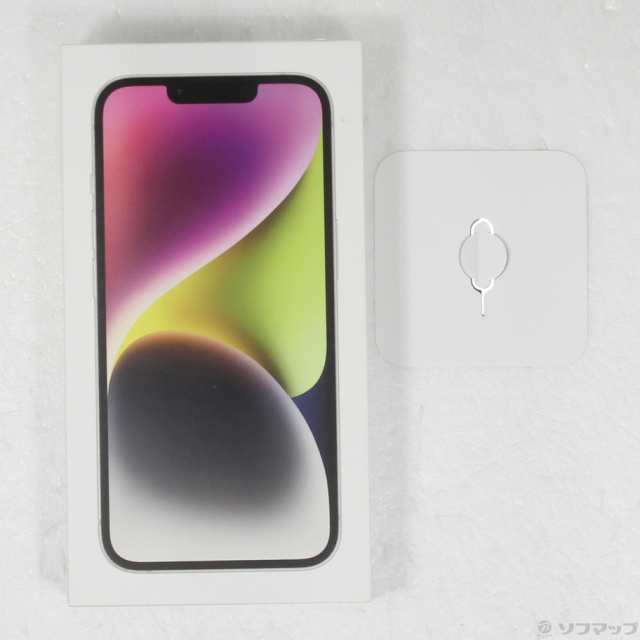 中古)Apple iPhone14 256GB スターライト MPW33J/A SIMフリー