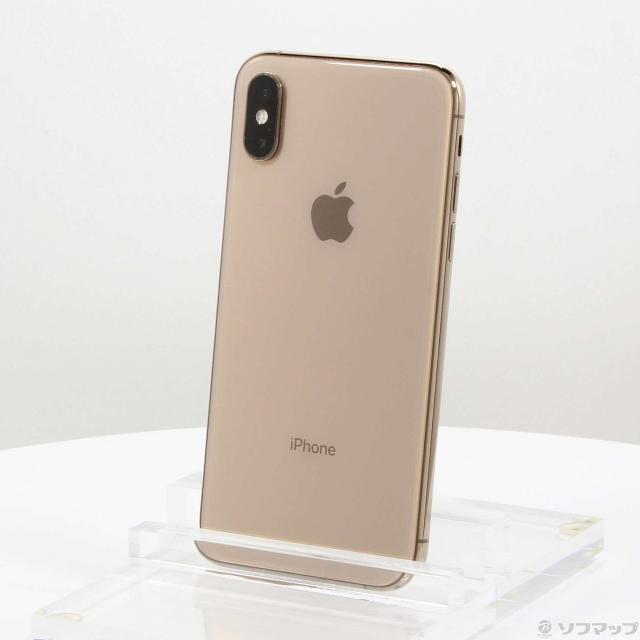 (中古)Apple iPhoneXS 64GB ゴールド MTAY2J/A SIMフリー(371-ud)の通販は