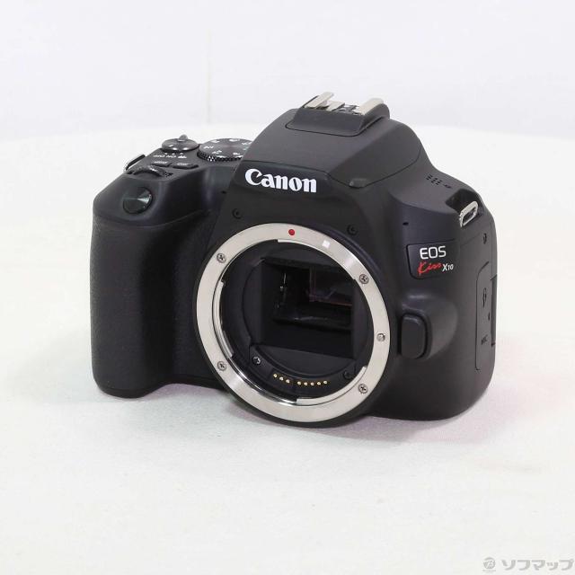 (中古)Canon EOS Kiss X10ブラック(W)(258-ud)の通販は 43,098円