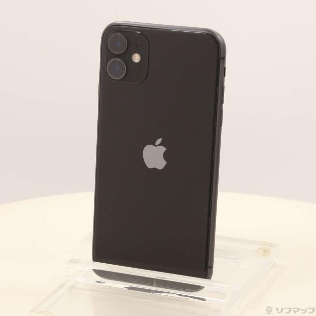 Apple iPhone11 ブラック　128GB ジャンク品 中古)Apple iPhone11 128GB ブラック MWM02J/A SIMフリー(276-ud)