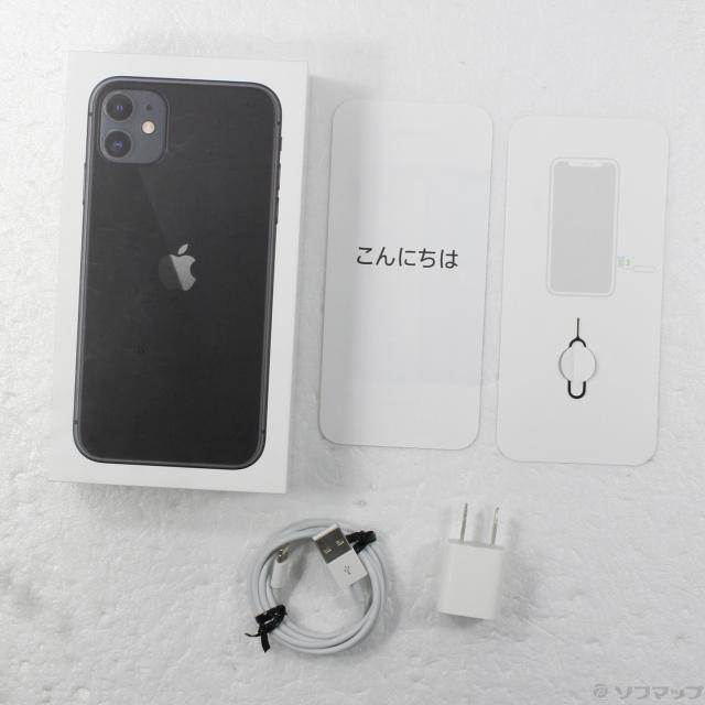 Apple iPhone11 SIMフリー 128GB ブラック MWM02J… iPhone11 A2221 (MWM02J/A) 128GB ブラック【国内版 SIMフリー