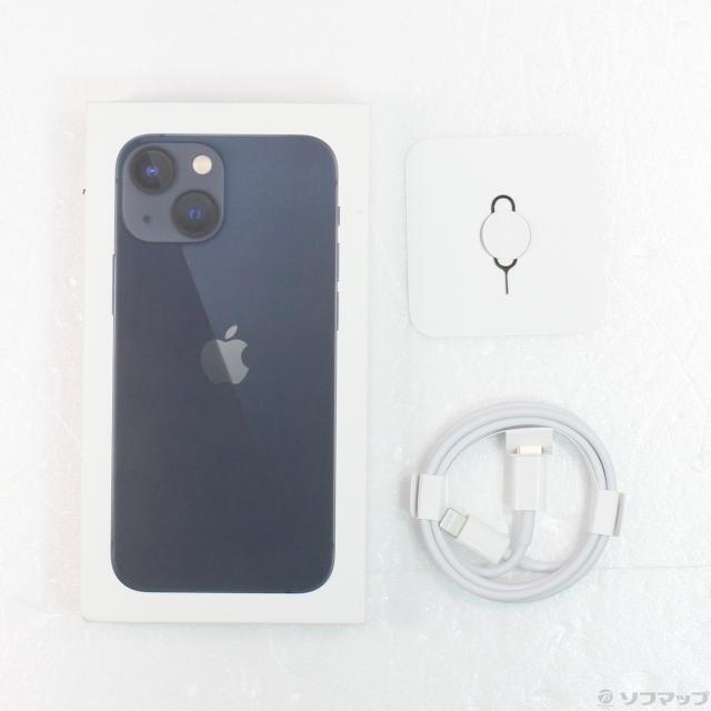 中古)Apple iPhone13 mini 256GB ミッドナイト MLJJ3J/A SIM