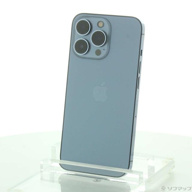 (中古)Apple iPhone13 Pro 256GB シエラブルー MLUU3J/A SIMフリー(198-ud)