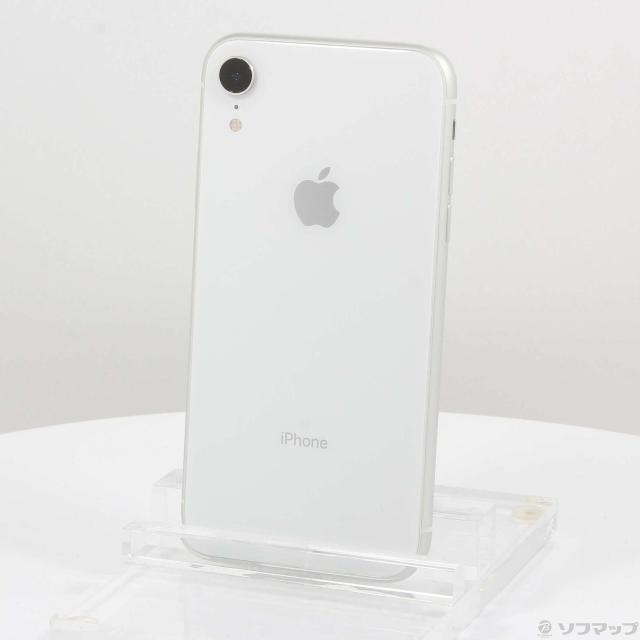 (中古)Apple iPhoneXR 128GB ホワイト MT0J2J/A SIMフリー(258-ud)の通販は