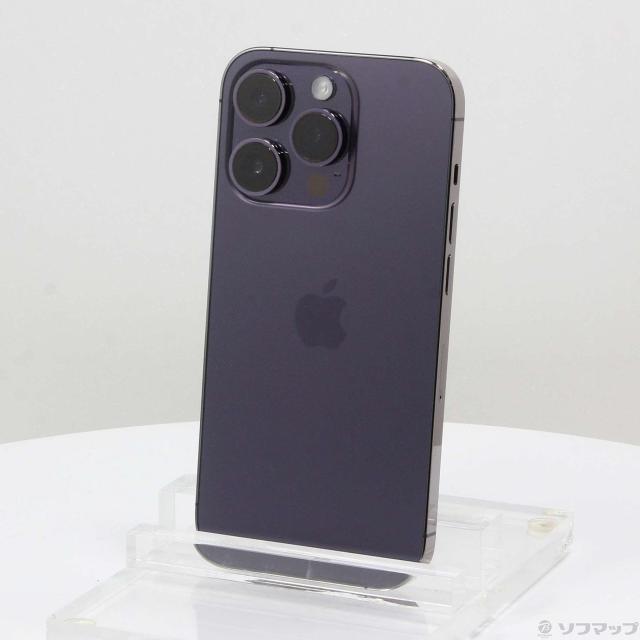 (中古)Apple iPhone14 Pro 128GB ディープパープル MQ0F3J/A SIMフリー(377-ud)の通販は 60,049円