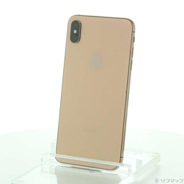 (中古)Apple iPhoneXS Max 256GB ゴールド NT6W2J/A SIMフリー(247-ud)