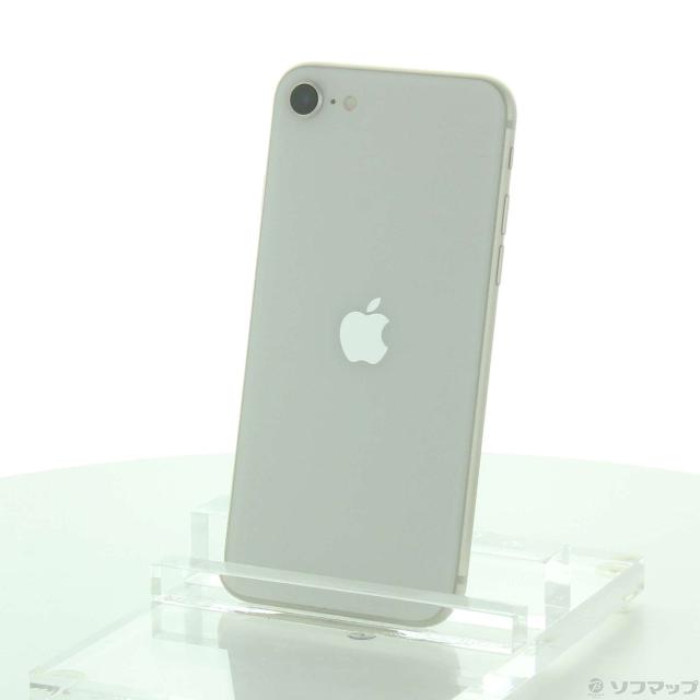 中古)Apple iPhone SE 第3世代 128GB スターライト MMYG3J/A SIMフリー 