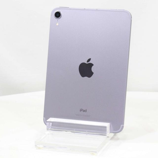 中古)Apple iPad mini 第6世代 256GB パープル MK8K3J/A SIMフリー(368-ud)