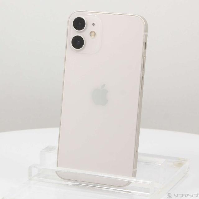 中古)Apple iPhone12 mini 128GB ホワイト MGDM3J/A SIMフリー(196-ud) 