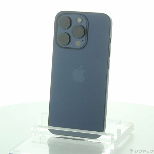 (中古)Apple iPhone15 Pro 128GB ブルーチタニウム MTUA3J/A SIMフリー(348-ud)の通販は 76,824円