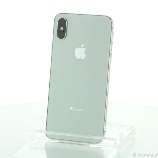 中古)Apple iPhoneX 256GB シルバー MQC22J/A SIMフリー(262-ud)
