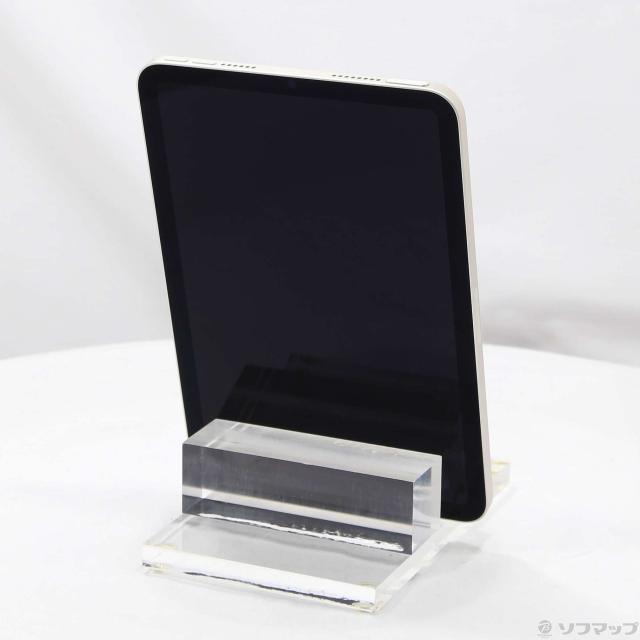 中古)Apple iPad mini 第6世代 64GB スターライト MK7P3J/A Wi-Fi(368-ud)