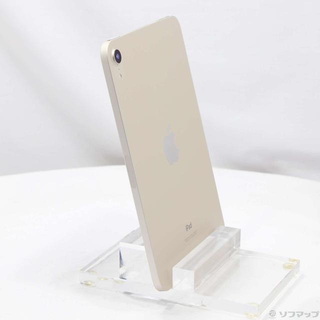 中古)Apple iPad mini 第6世代 64GB スターライト MK7P3J/A Wi-Fi(368-ud)