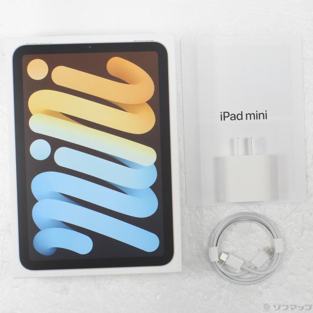 中古)Apple iPad mini 第6世代 64GB スターライト MK7P3J/A Wi-Fi(368-ud)
