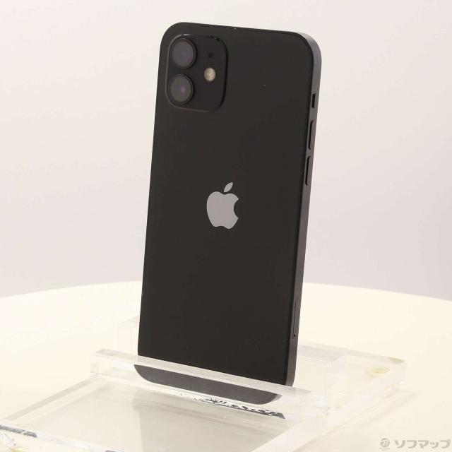 (中古)Apple iPhone12 64GB ブラック MGHN3J/A SIMフリー (ネットワーク利用制限▲)(247-ud)の通販は