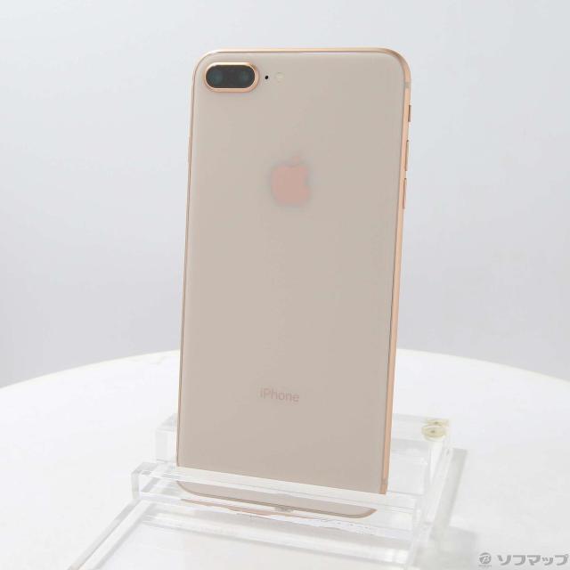 中古)Apple iPhone8 Plus 64GB ゴールド MQ9M2J/A SIMフリー(198-ud)