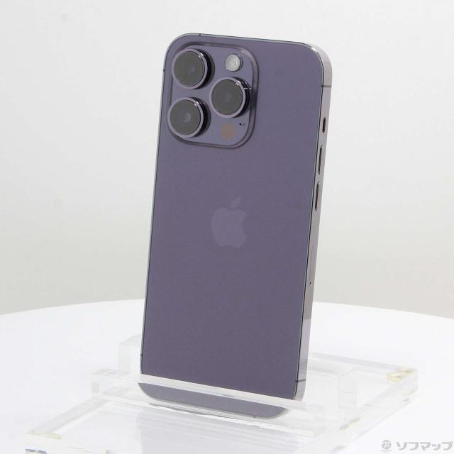 (中古)Apple iPhone14 Pro 256GB ディープパープル MQ1E3J/A SIMフリー(344-ud)の通販は