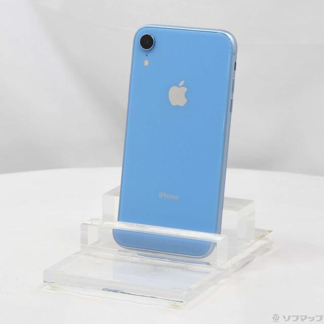 中古)Apple iPhoneXR 128GB ブルー MT0U2J/A SIMフリー(305-ud)