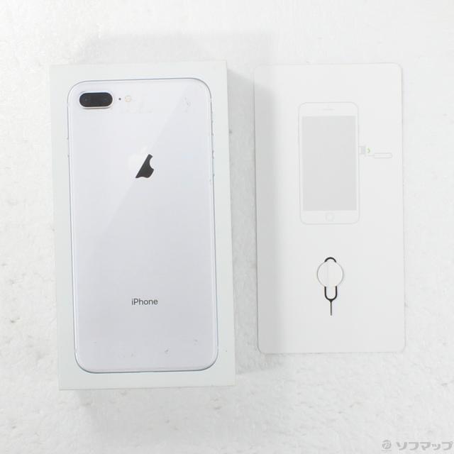 中古)Apple iPhone8 Plus 64GB シルバー MQ9L2J/A SIMフリー(258