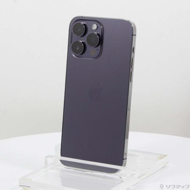 中古)Apple iPhone14 Pro Max 128GB ディープパープル NQ993J/A