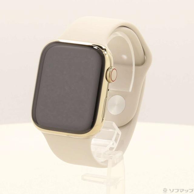中古)Apple Apple Watch Series 8 GPS + Cellular 45mm ゴールド