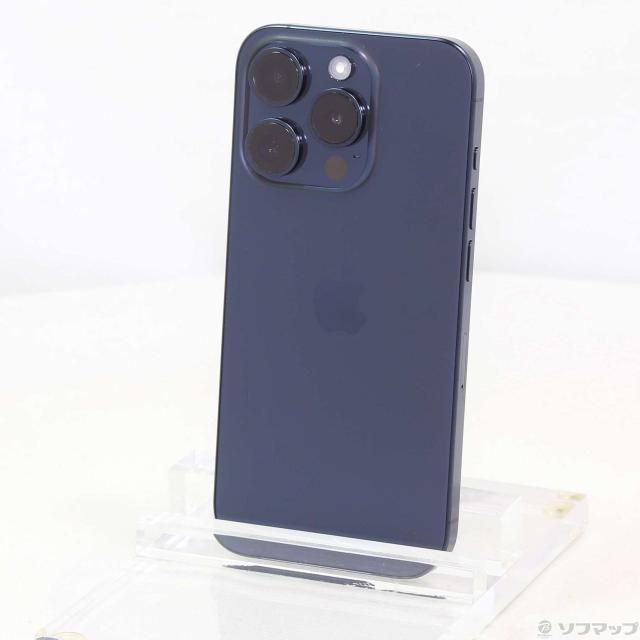 送料無料，お買い得 iPhone 15 Pro ブルーチタニウム 128 GB SIMフリー