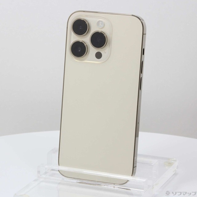 (中古)Apple iPhone14 Pro 128GB ゴールド MQ073J/A SIMフリー(258-ud)の通販は
