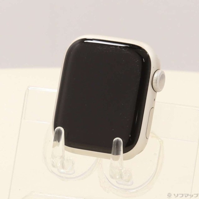 (中古)Apple Apple Watch Series 7 GPS 41mm スターライトアルミニウムケース バンド無し(349-ud)