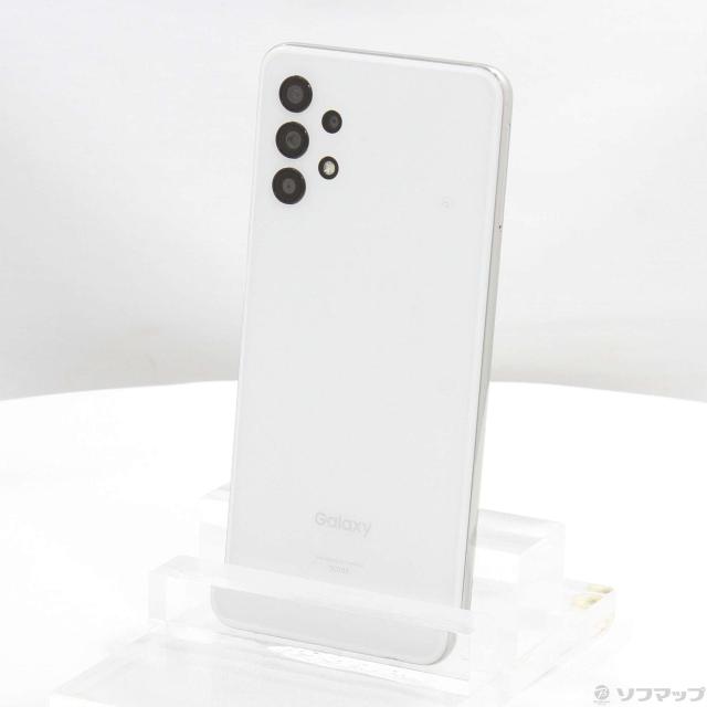 送料無料】SIMフリー au Galaxy A32 5G SCG08 [オーサムホワイト