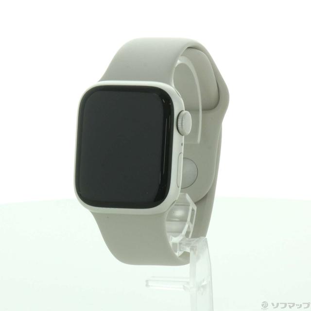 (中古)Apple Apple Watch Series 7 GPS 41mm スターライトアルミニウムケース スターライトスポーツバンド(262-ud)の通販は
