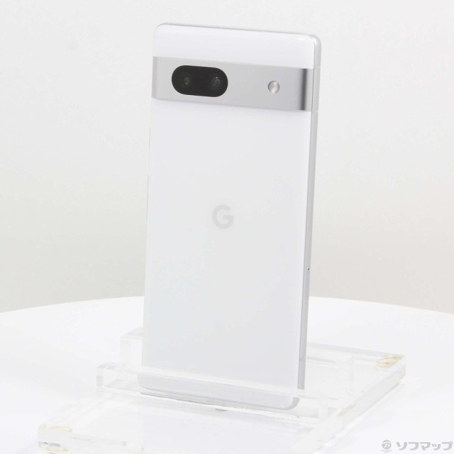 中古)GOOGLE Google Pixel 7a 128GB スノー au SIMフリー(344-ud)