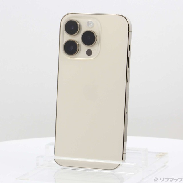 (中古)Apple iPhone14 Pro 128GB ゴールド MQ073J/A SIMフリー(258-ud)の通販は