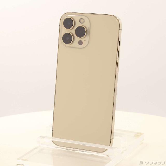 (中古)Apple iPhone13 Pro Max 256GB ゴールド MLJA3J/A SIMフリー(276-ud)の通販は 59,224円