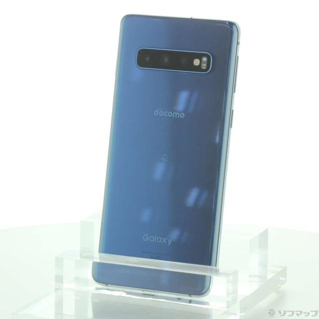 (中古)SAMSUNG GALAXY S10 128GB プリズムブルー SC-03L docomo(344-ud)