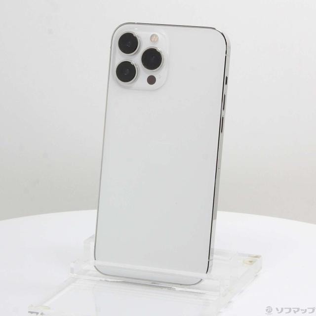中古)Apple iPhone13 Pro Max 256GB シルバー MLJ93J/A SIMフリー(251 iPhone13 pro max／グレー／256GB/simフリー