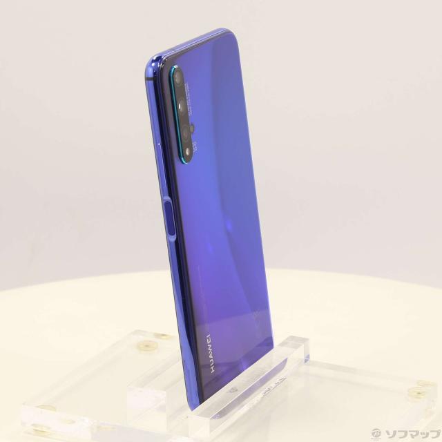 中古)HUAWEI nova 5T 128GB クラッシュブルー YAL-L21 SIMフリー