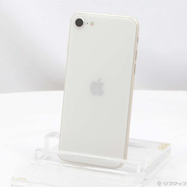 中古)Apple iPhone SE 第3世代 128GB スターライト MMYG3J/A SIMフリー 